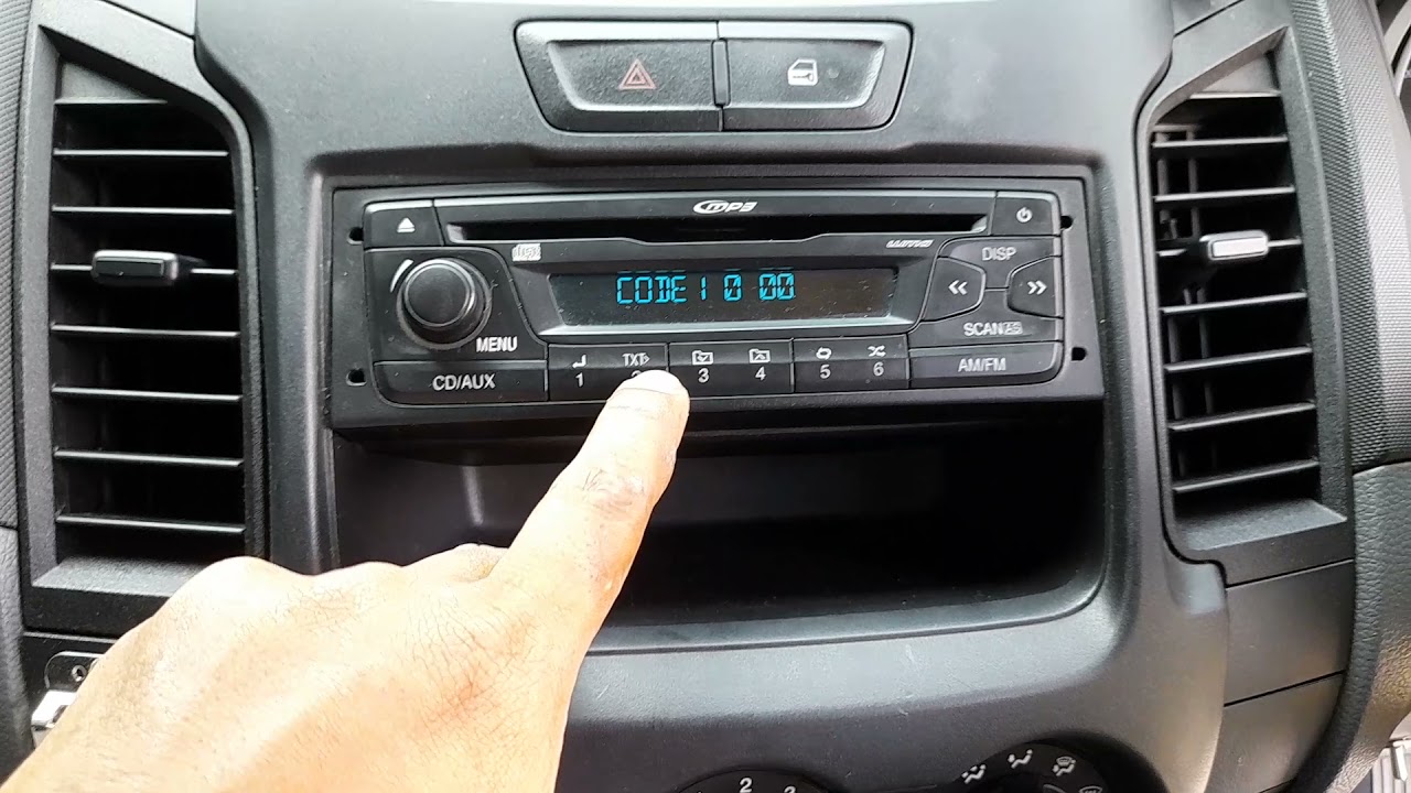 Cara masukkan kode tape mobil ford ranger double kabin