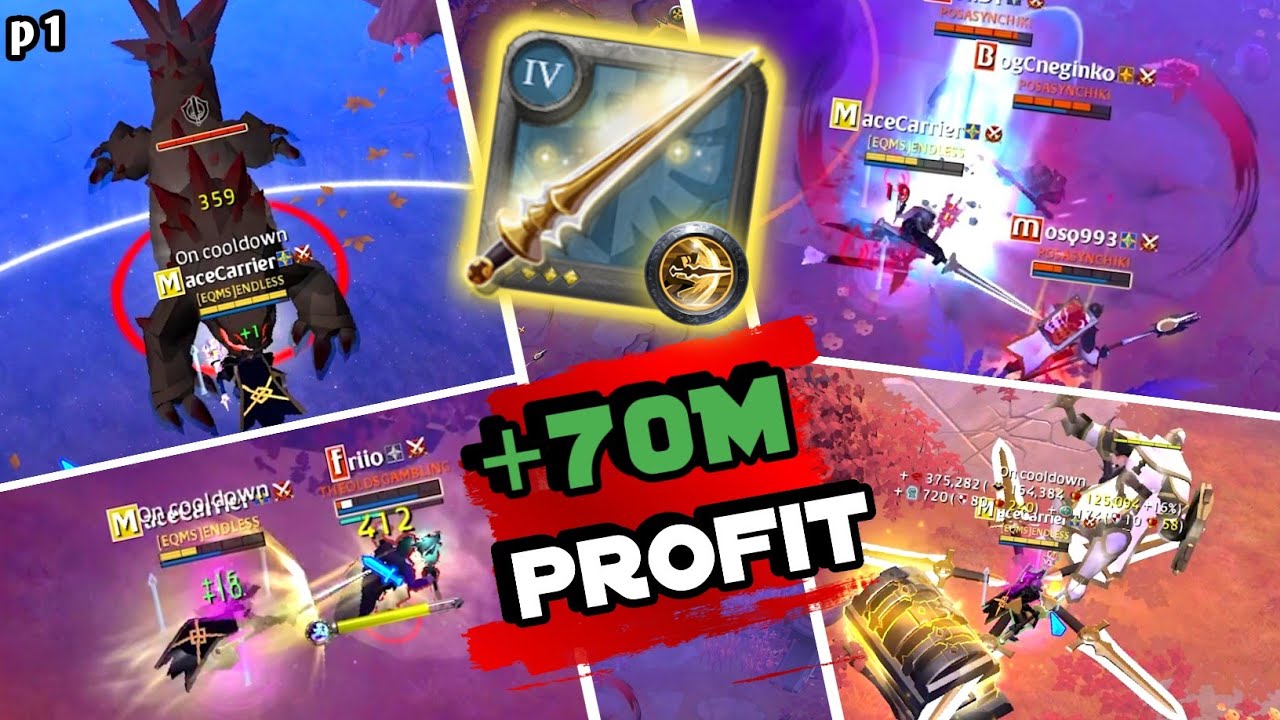 ⭕Big profit in Roads Of Avalon🔥( Solo PVP_ PVE ) || Albion online ⚔️
