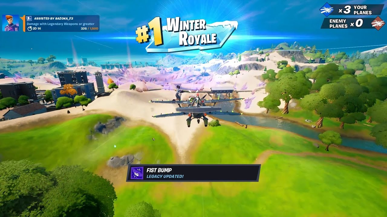 Fortnite Air Royale LTM Gameplay - Winter Royale in Air Royale