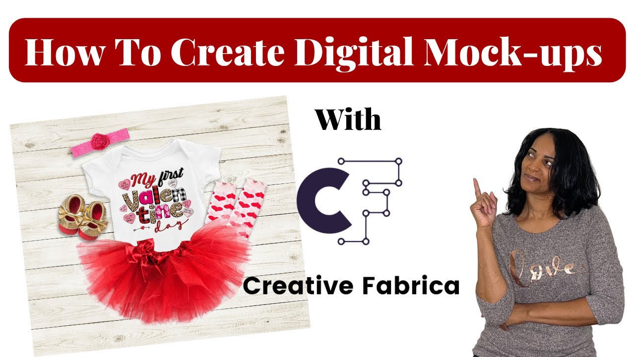 Creating Digital Mockups with Creative Fabrica | & Photoshop Fast & Easy!