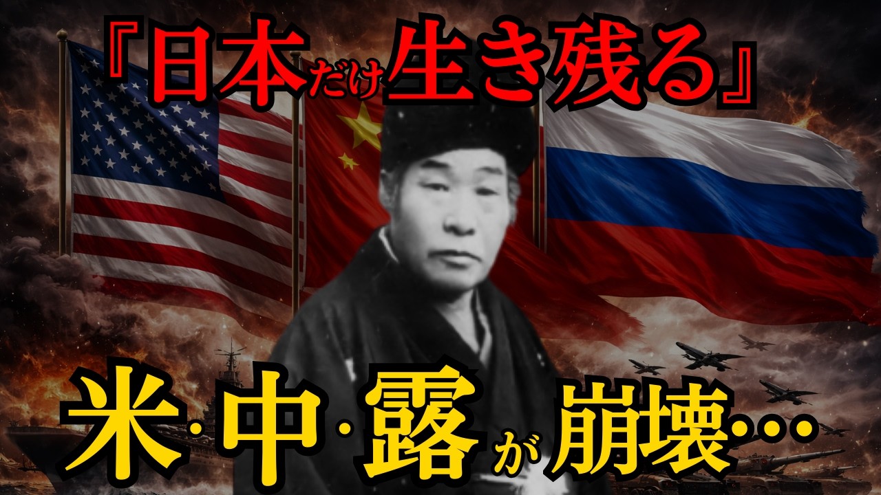 【 2026年 】 米 中 露 が同時 崩壊 する日、 出口王仁三郎 と影のCIAが見ていた「 日本 が世界の王になる」衝撃のシナリオ【 予言 ×地政学】
