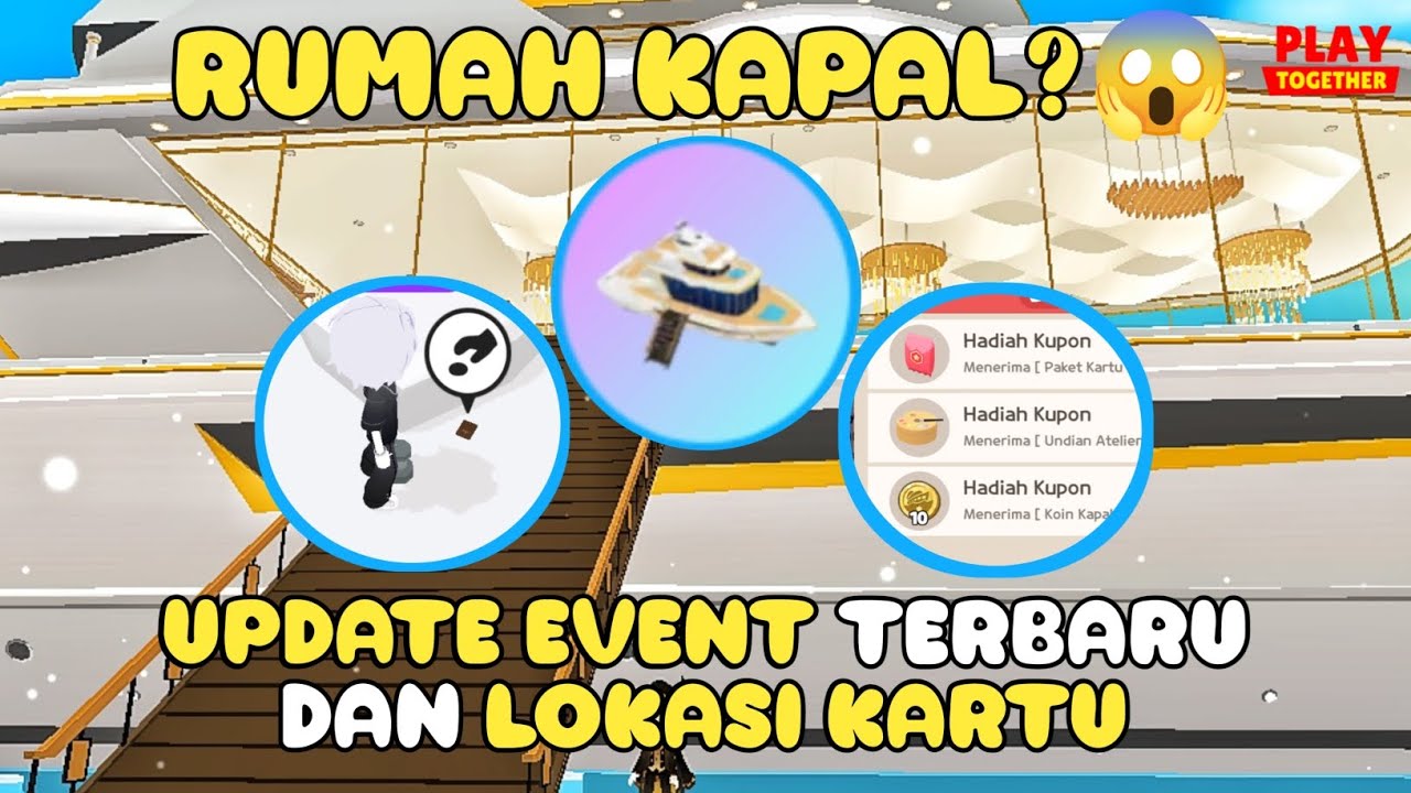 Update Event Tahun Baru,Kode Kupon dan Lokasi Kartu Tersembunyi | Play Together