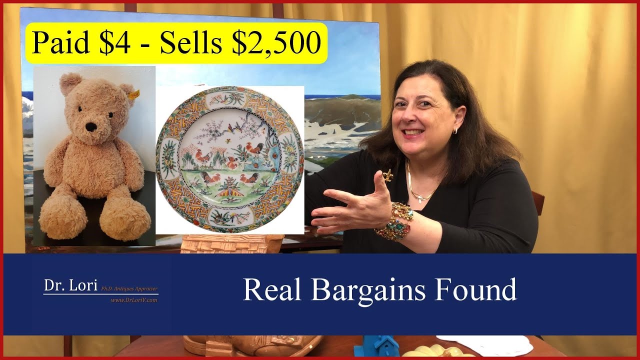 Real Bargains Found Shopping | Steiff Toys, Asian Plates, Baskets, Limoges Porcelain by Dr. Lori