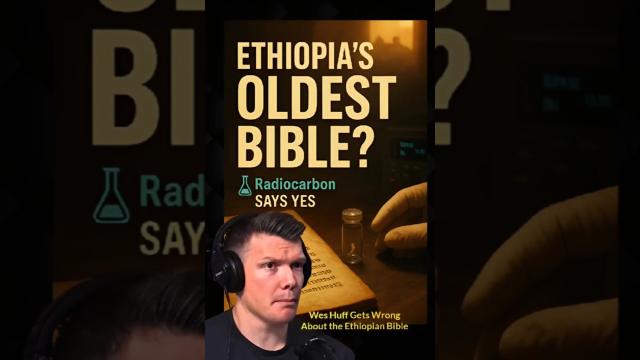 Response to Wes Huff &mdash; WORLD'S OLDEST ETHIOPIAN BIBLE &mdash; SCIENTIFICALLY DATED #shorts #fyp #history