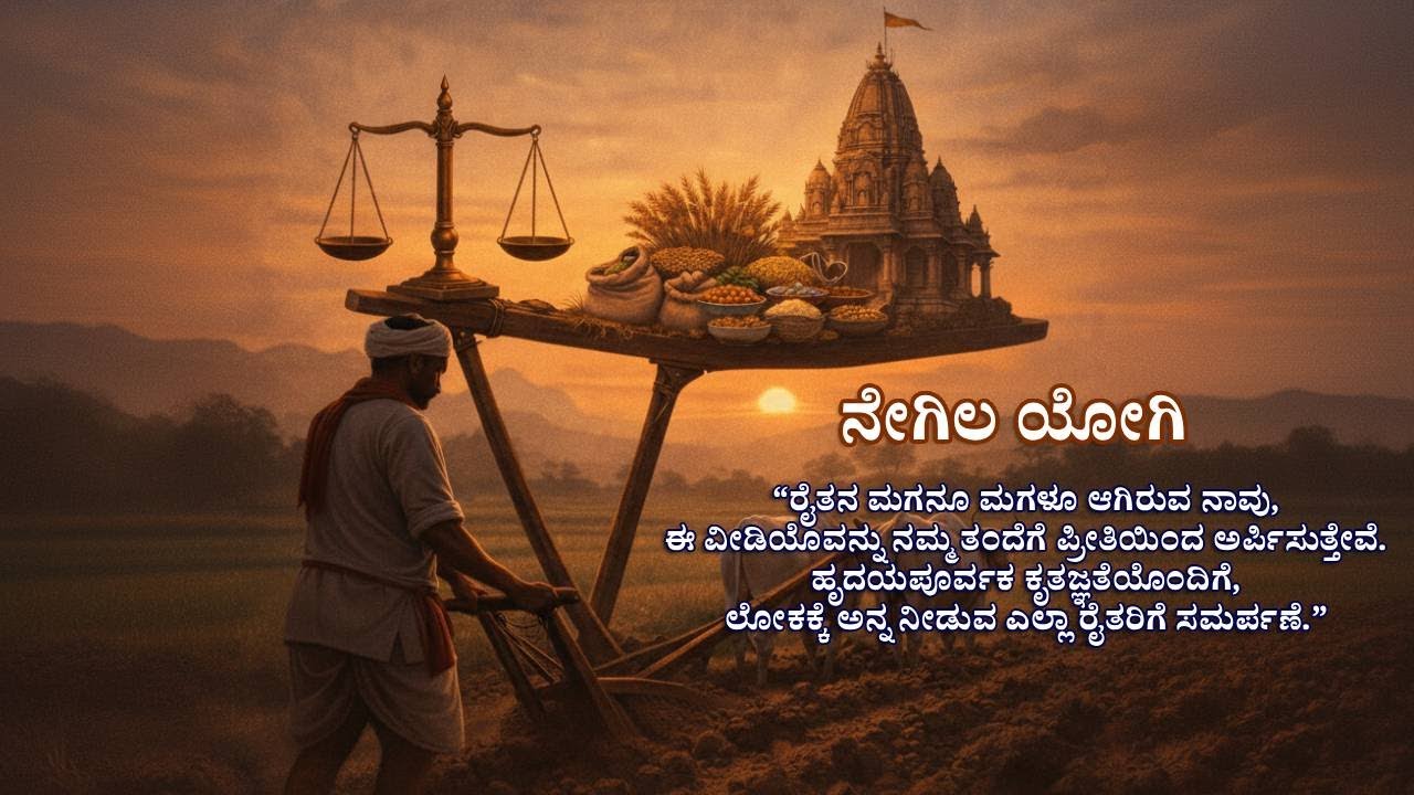 Negila Yogi | ನೇಗಿಲ ಯೋಗಿ | Kannada Poem #kannadarhymes  #viralvideo  #nostalgia #kannadapoems