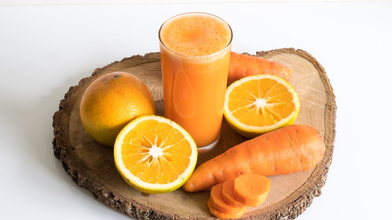 🍊🥕 Jugo de naranja, zanahoria y jengibre para aumentar las defensas