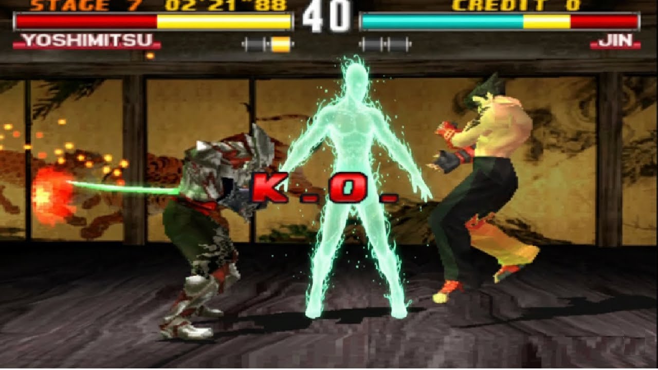 Tekken 3 Yoshimitsu Arcade Mode HACKED! Hit From Anywhere + Grip Of Death OP Cheats|Full Playthrough