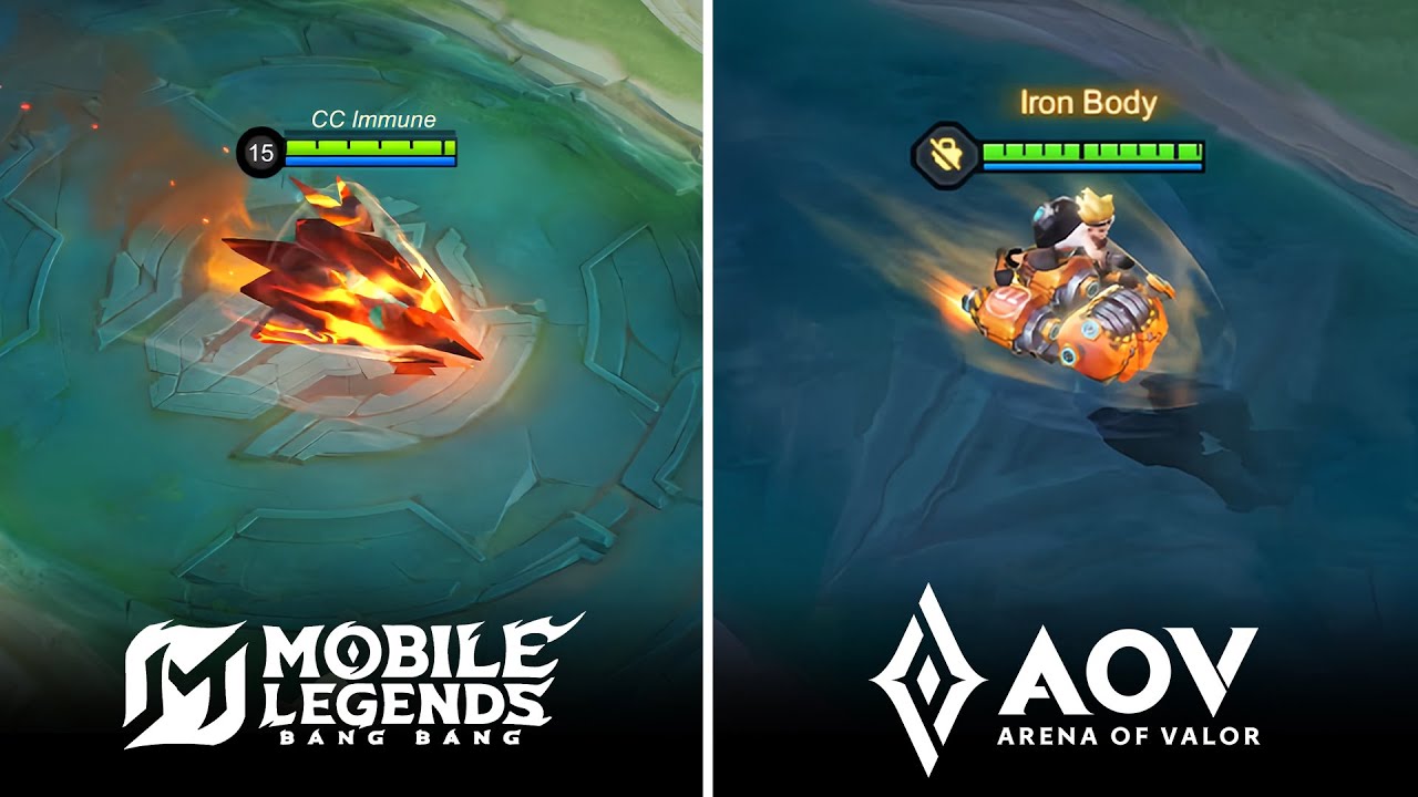 Mobile Legends VS Arena of Valor : Skills Comparison 2025