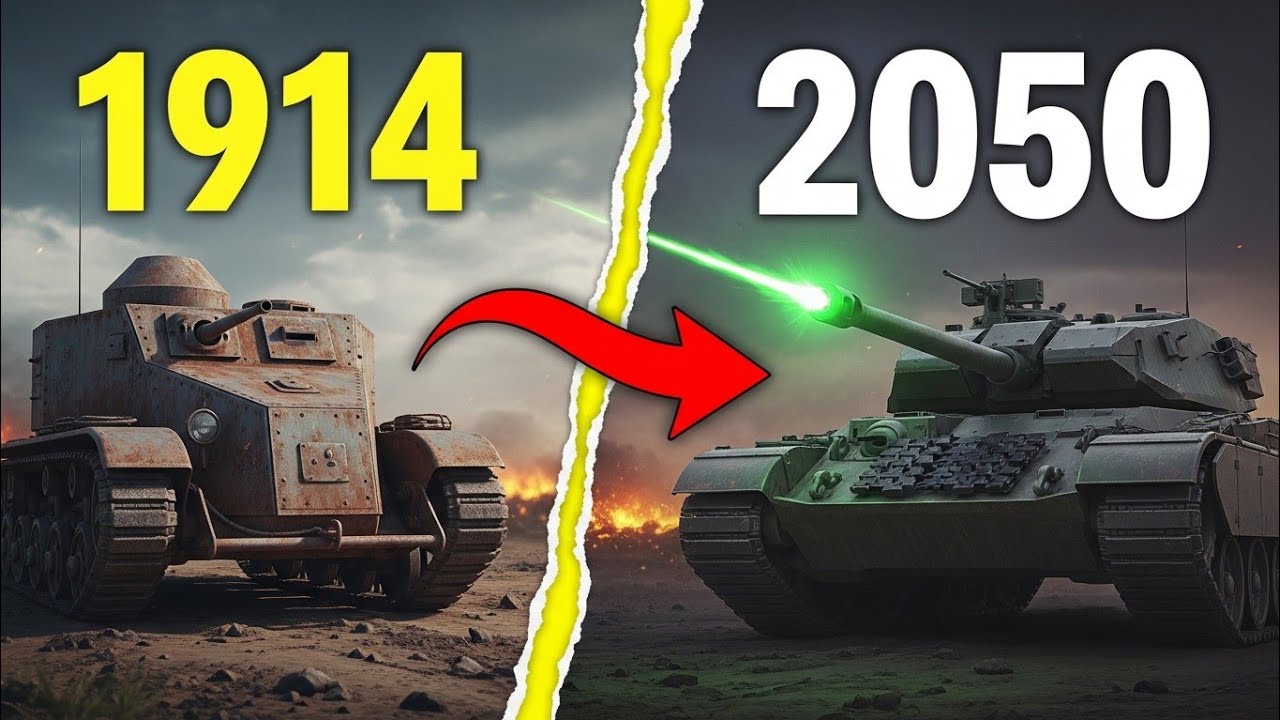 🇺🇸 American Tank Evolution (1916–2050) | How US Tanks Became Super Powerful