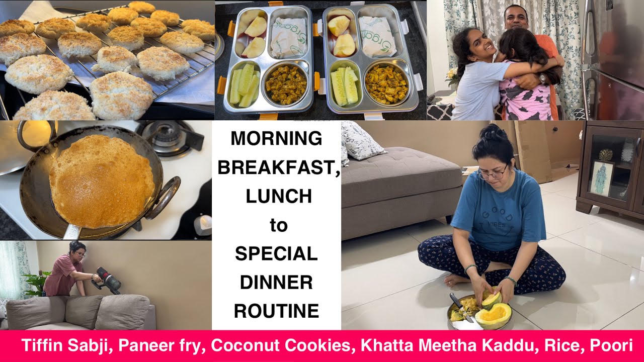 Na Mayka Na Sasural Mein Kabhi dekha | Paneer Fry~Coconut Cookies~Halwayi Style Kaddu~Poori~Rice