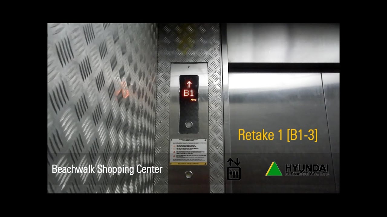 [R1] Hyundai MRL Service Elevator at Beachwalk, Bali (All Floors)