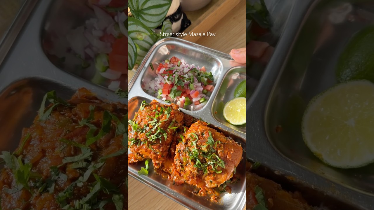 Mumbai Street style masala pav