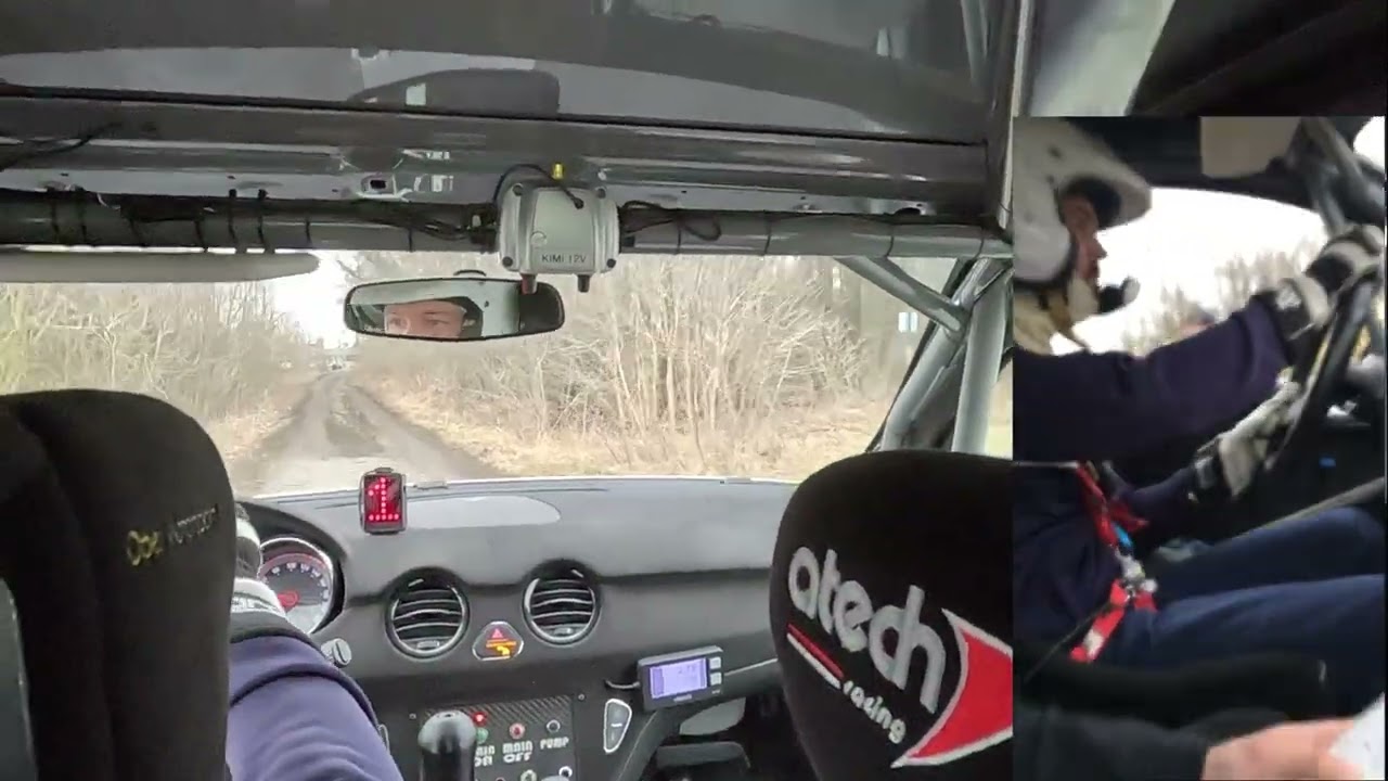 II. RallyCup Přerov Chludil Štěpán - Pilka Marek onboard RZ5 - Opel Adam Cup