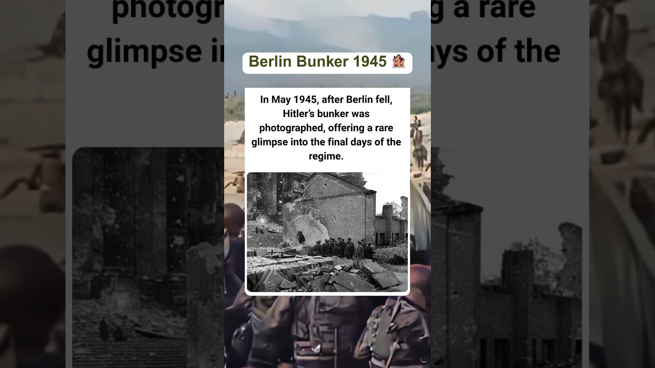 Berlin Bunker 1945 🏚️