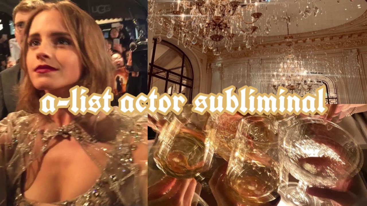 ❝ oscar winner ❞ a-list actor subliminal