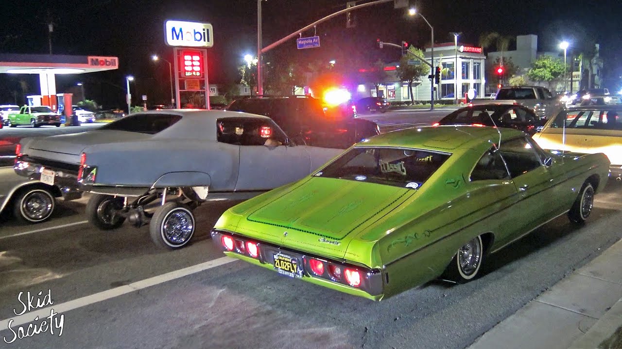 Lowrider Cruise Night in Orange County California!