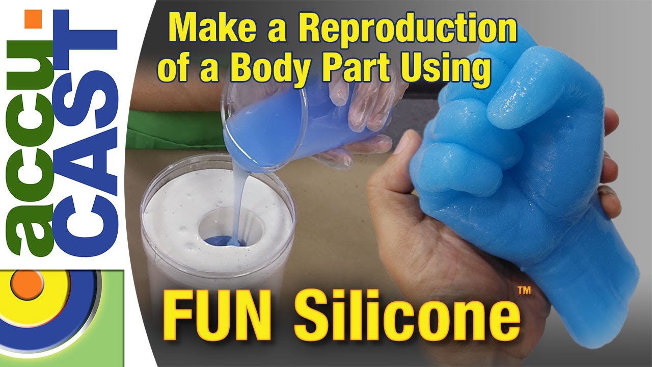 Introducing FUN Silicone, skin-safe silicone compatible with Accu-Cast alginate for lifecasting