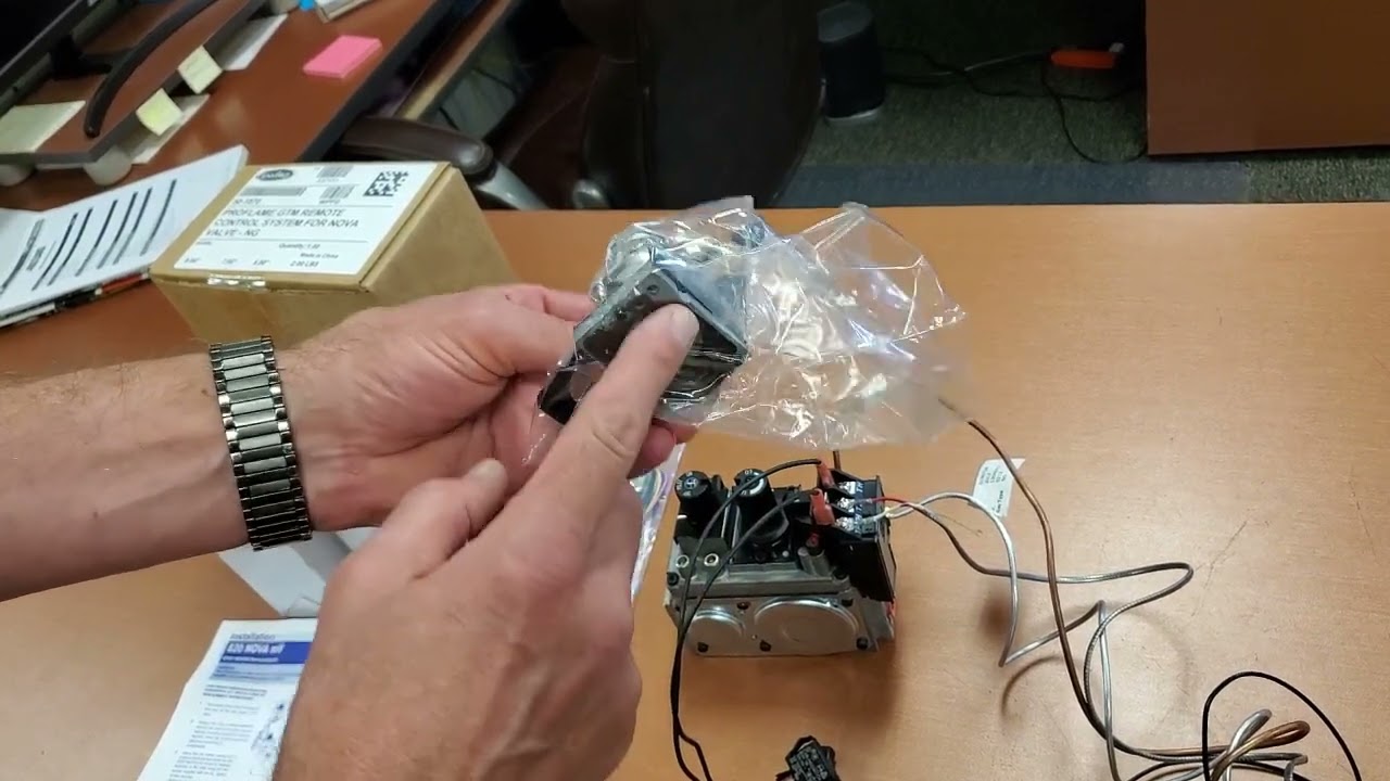 SIT 820 gas valve, adding the GTM remote control hardware