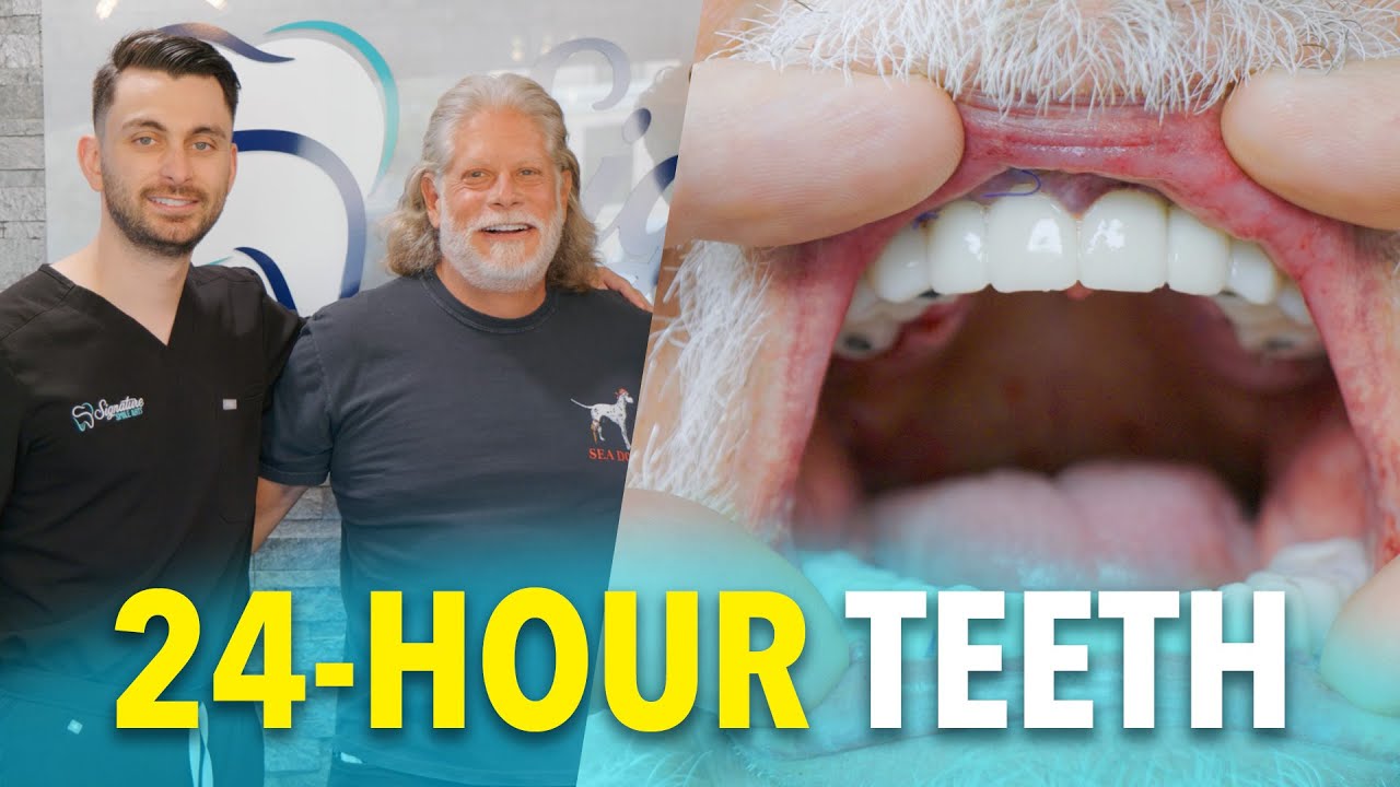 3 on 6 Smile Restoration with Implants and Bridges - Signature Smile Arts in Chicago