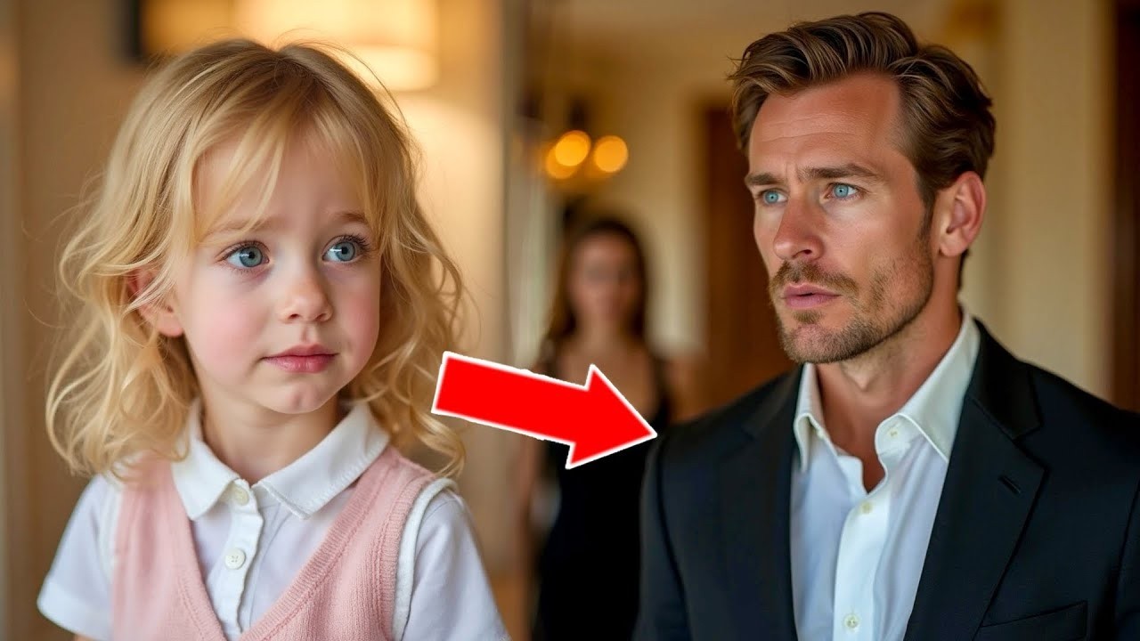 Millionaire CEO was in a hotel before his wedding when a Little girl claimed he was her father…