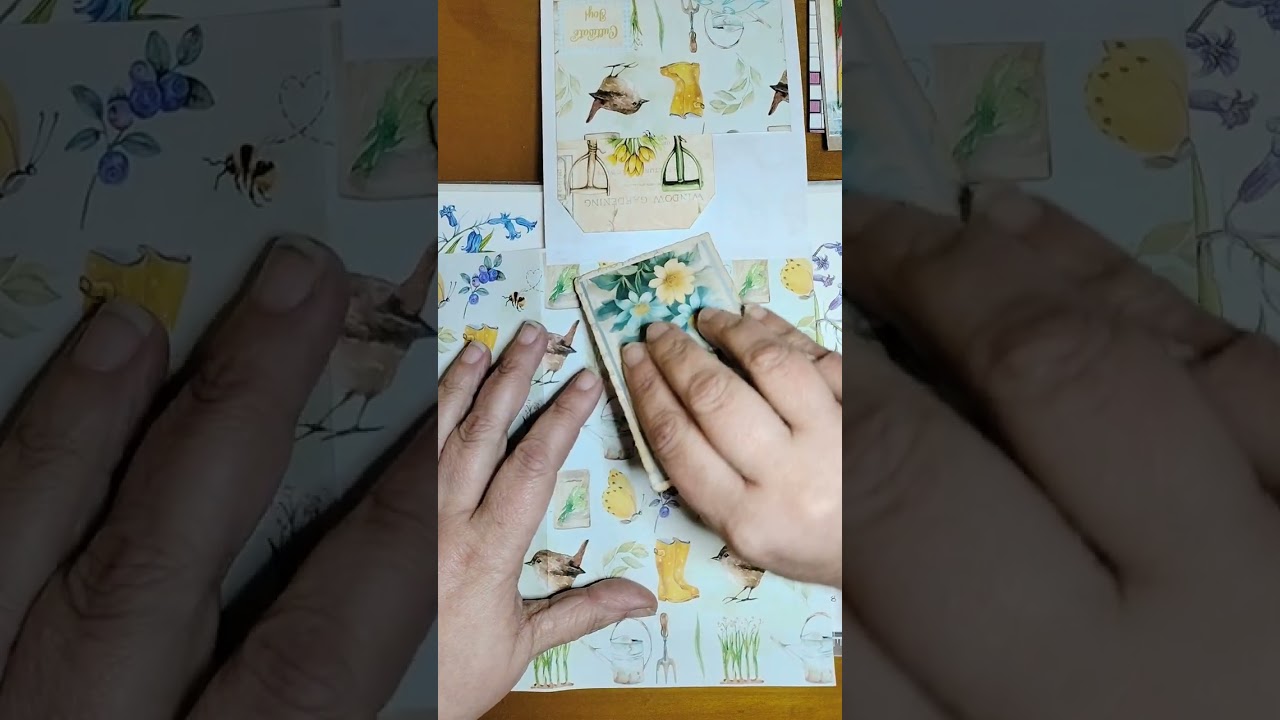 Crafting A Garden Story collaboration journal cover