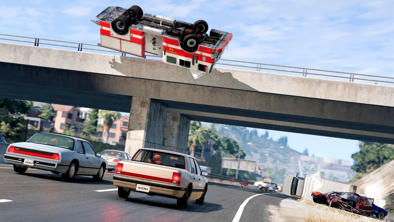 Wind Accidents | BeamNG.drive