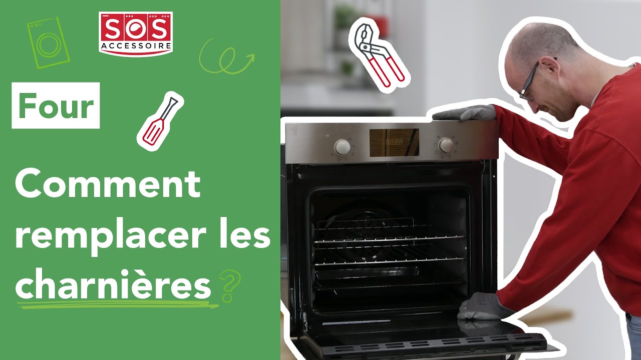 🧰 Comment remplacer les charnières de mon four ?