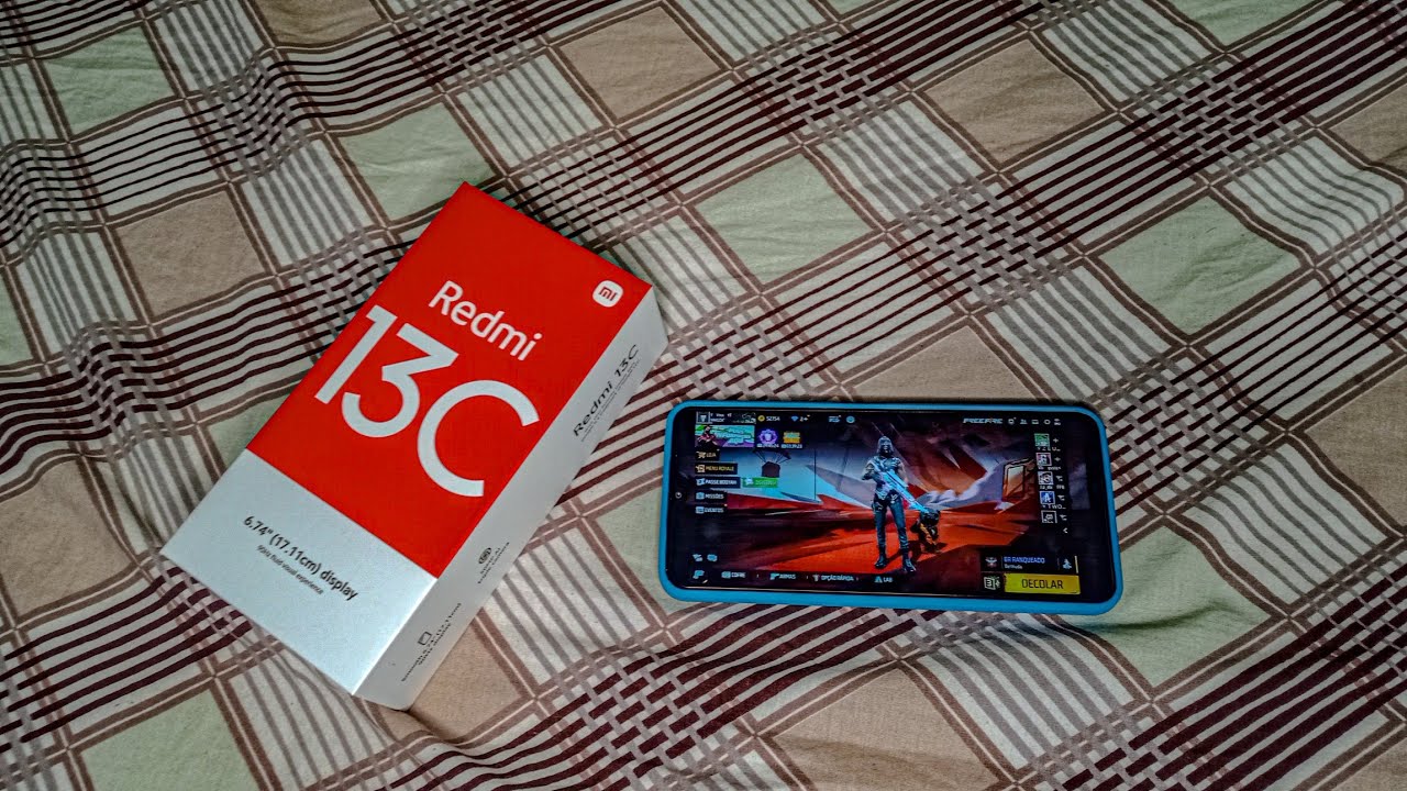 UNBOXING DO MELHOR CELULAR PARA JOGAR FREE FIRE EM 2024!REDMI 13C!