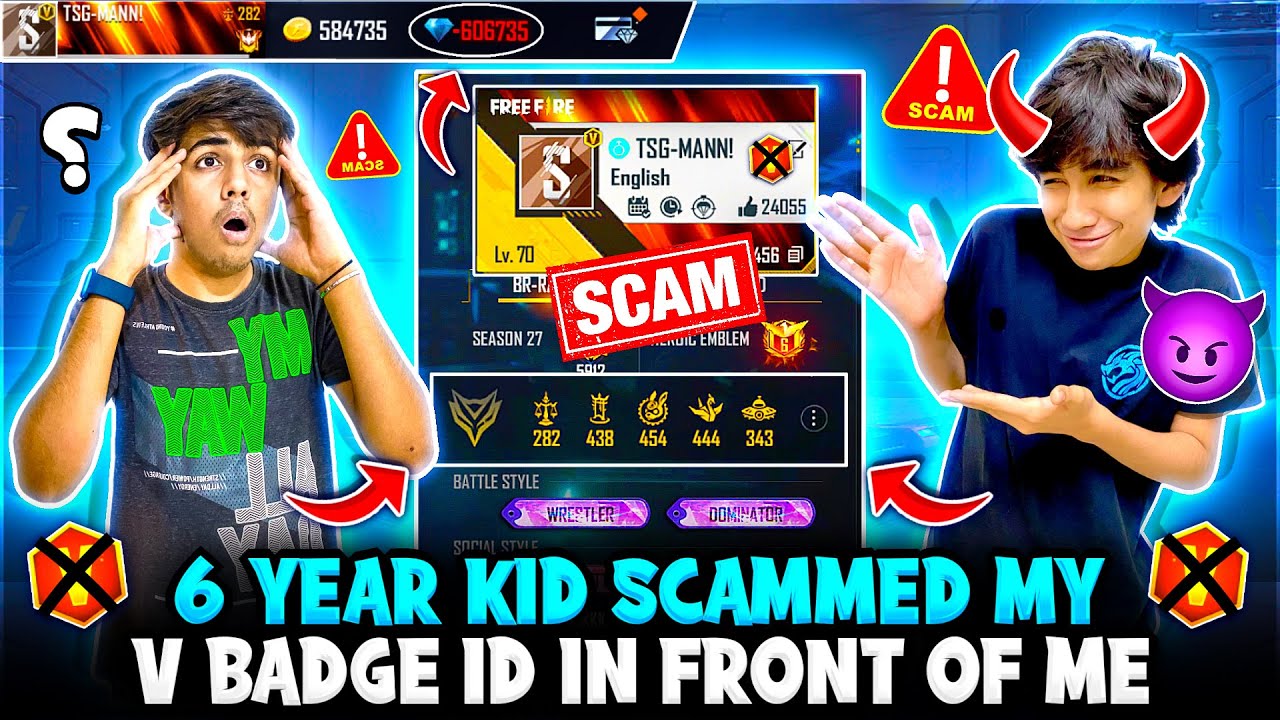 Tsg Ronish Scammed My V Badge Id 😱 In Front Of Me 🥹| Epic Revenge😎 -Garena Free Fire