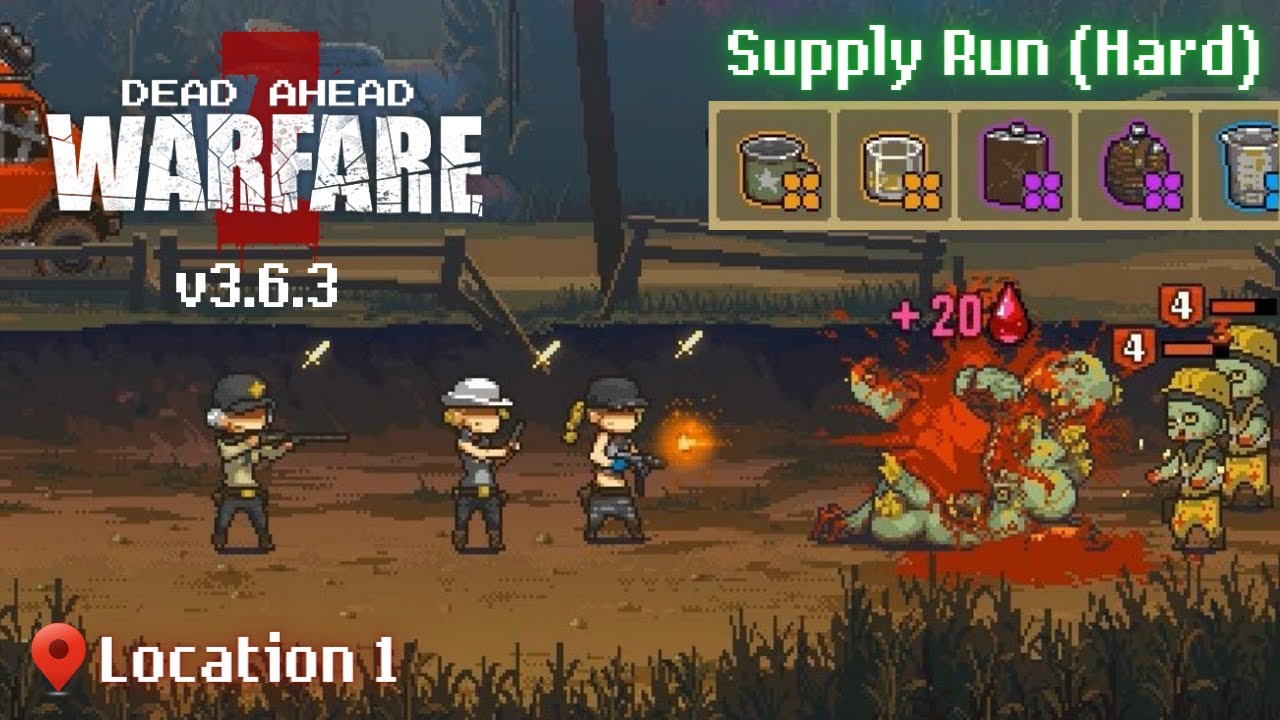 Location 1: Items Supply Run (Military & Gentleman Set) 🛠 Dead Ahead: Zombie Warfare F2P DAZW