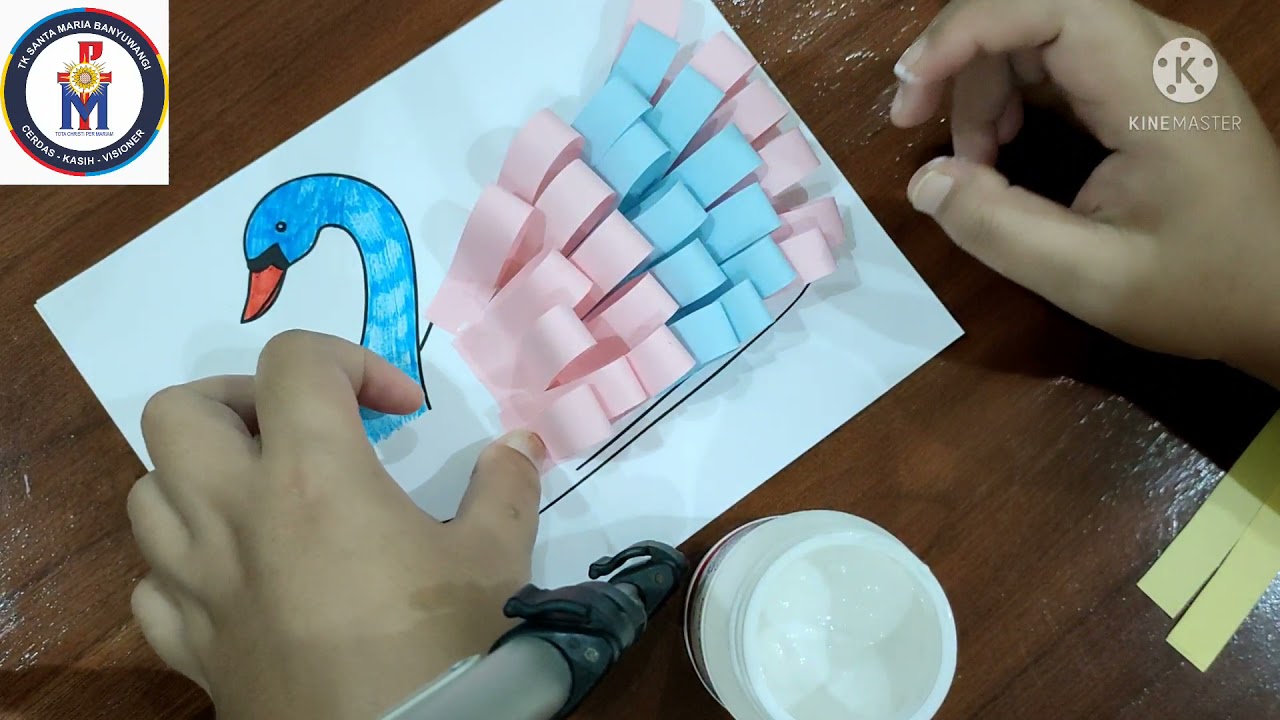 Tutorial Membuat Bulu Angsa Dari Kertas