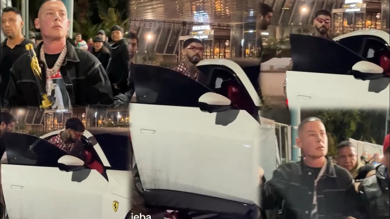 Bobo! Cosculluela y Anuel Se Encuentran Cara a Cara En México Saliendo de Un Hotel Tuvo Que Correr 