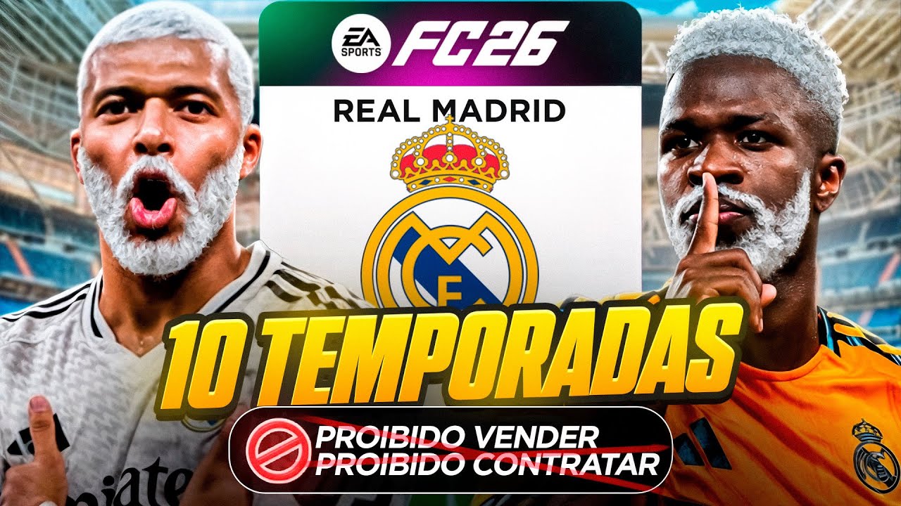 ASSUMI O REAL MADRID POR 10 TEMPORADAS MAS NÃO POSSO CONTRATAR NEM VENDER!!