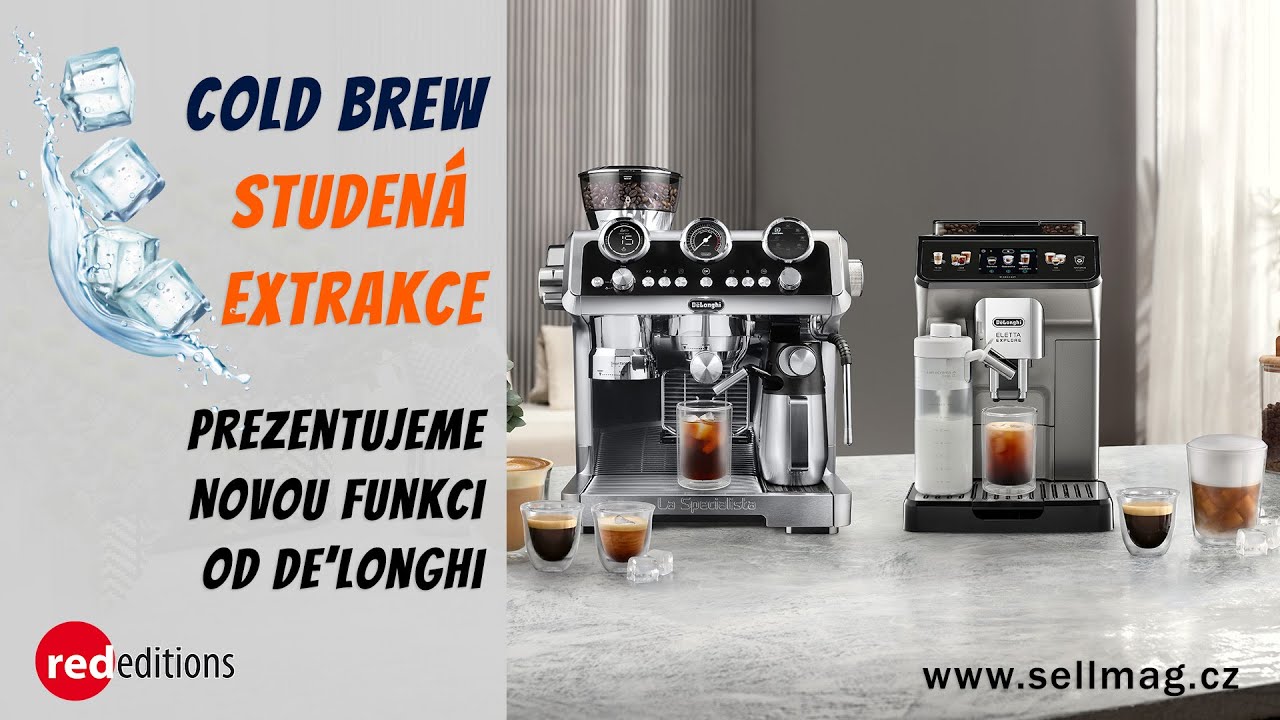 Cold Brew od De'Longhi. Vyzkoušeli jsme dva kávovary se studenou extrakcí kávy