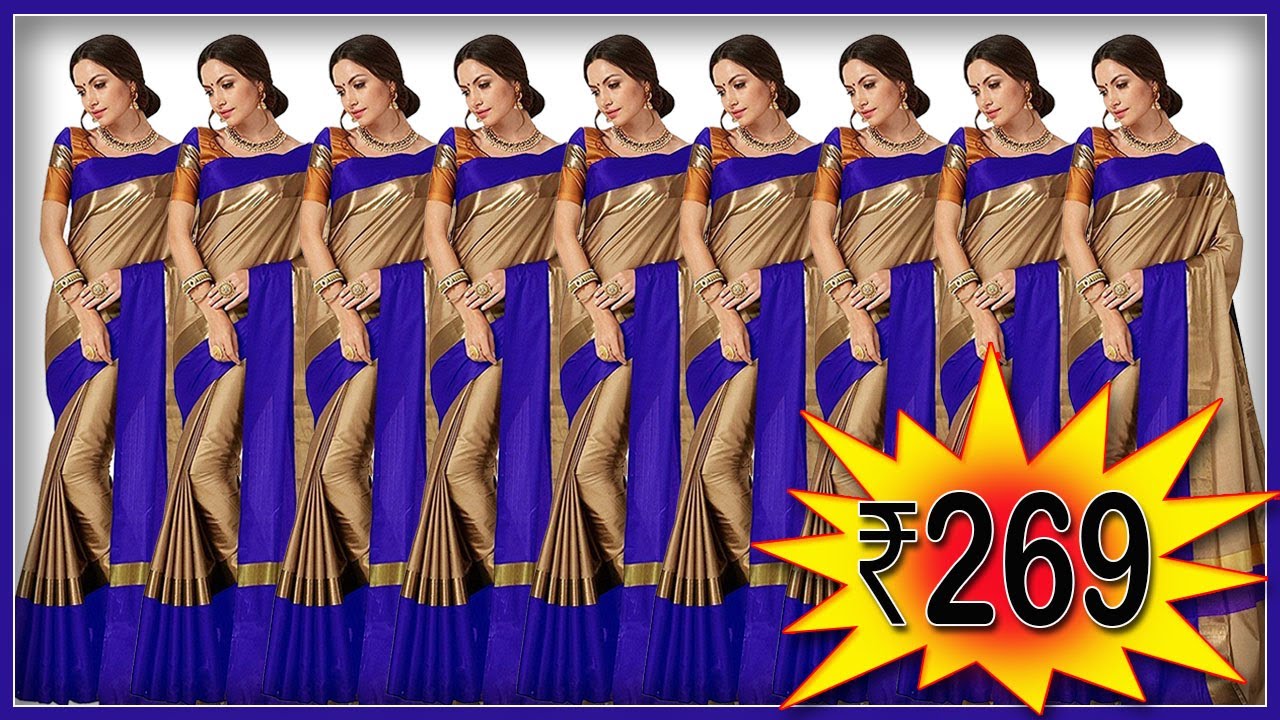 🍀📢30 Amazon Saree Under Rs 300 🌻🌼Latest SAREES design🍀Buy Sari Online🌸🏵Color Variants🔴🟢🔵