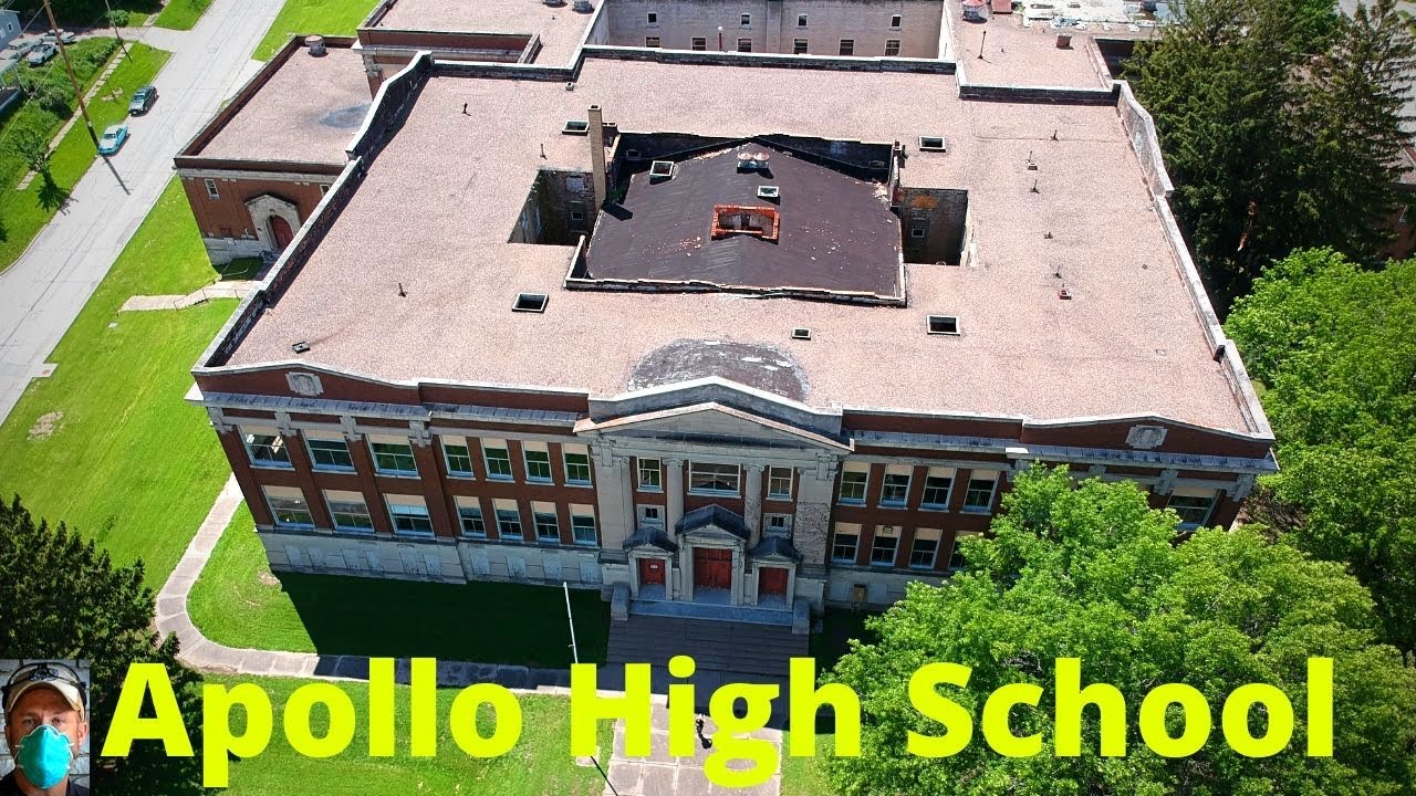 The Derelict Apollo High School In Burlington Iowa: Built Over A Cemetery