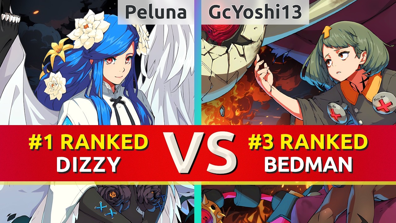 GGST ▰ Peluna (#1 Ranked Dizzy) vs GcYoshi13 (#3 Ranked Bedman). High Level Gameplay