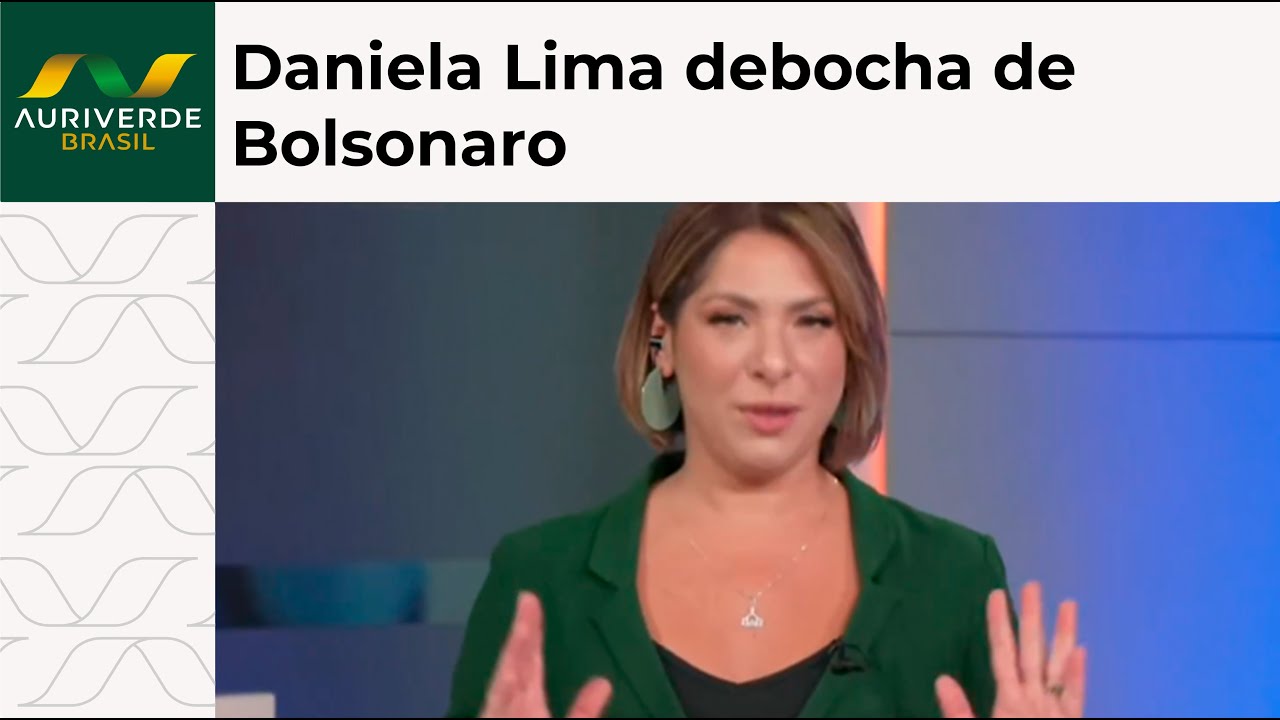 Daniela Lima debocha da queda de Bolsonaro