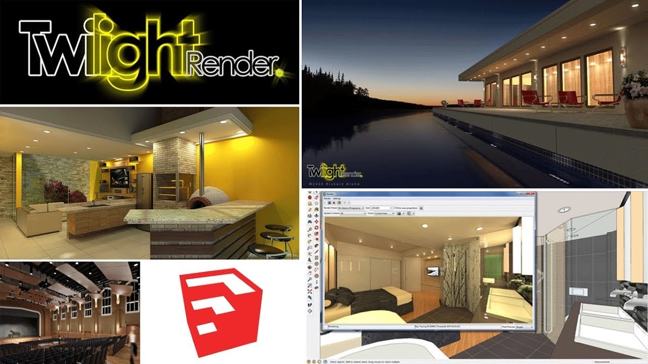 ✅Twilight render на SketchUp установка и использование