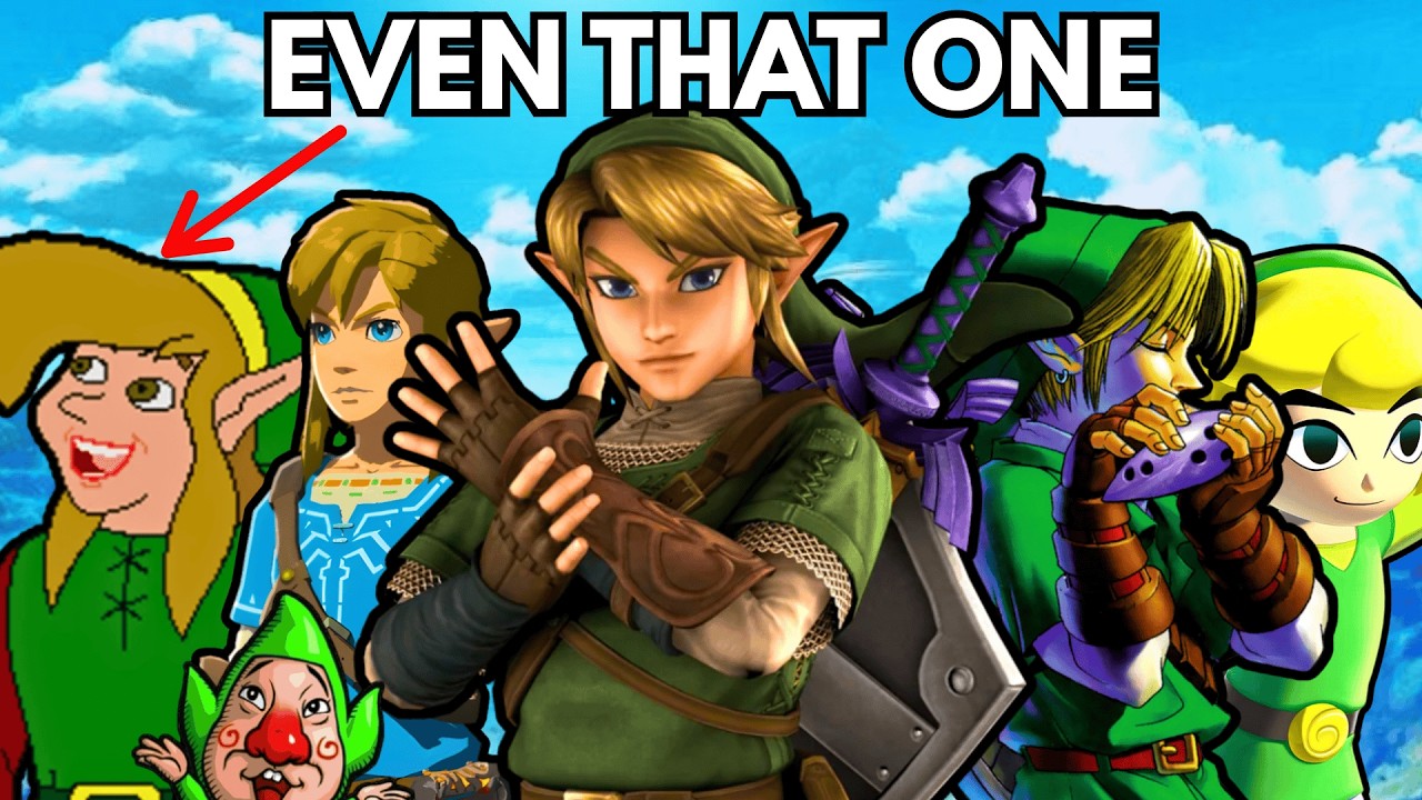 Ranking EVERY Legend of Zelda Game EVER Made
