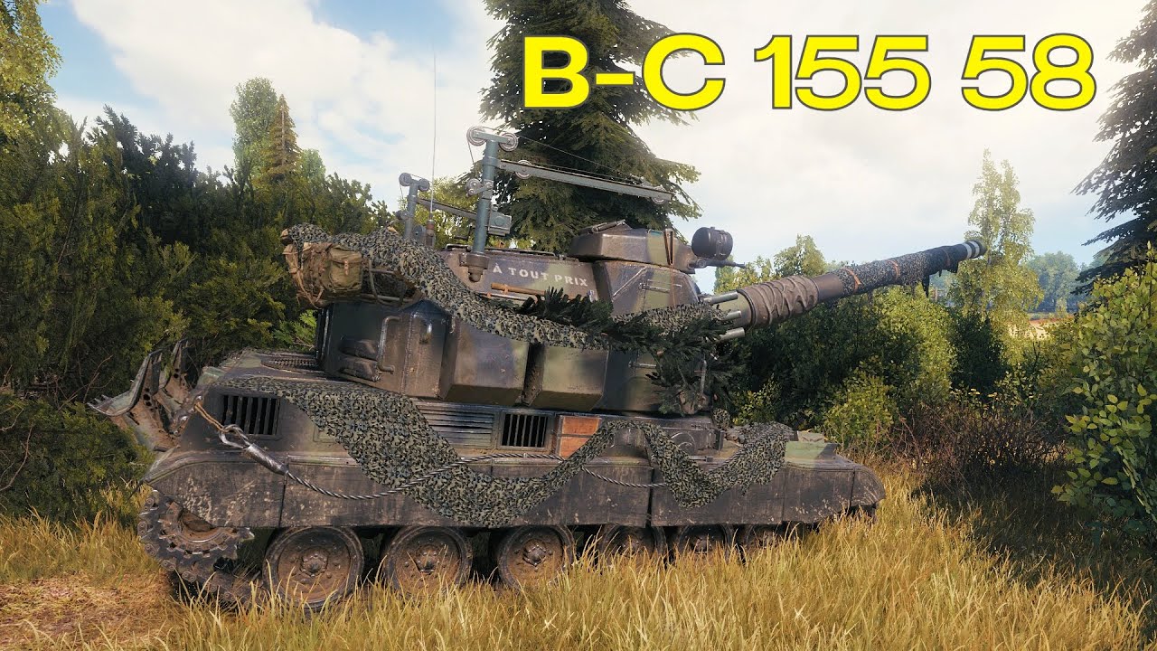 World of Tanks Bat.-Châtillon 155 58 - 1 Kills 6,1K Damage