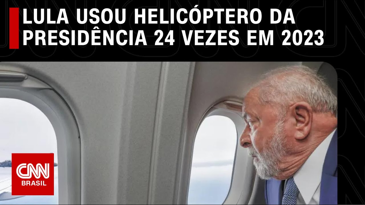 Lula usou helicóptero da Presidência 24 vezes, mais do que Temer e Bolsonaro | CNN ARENA