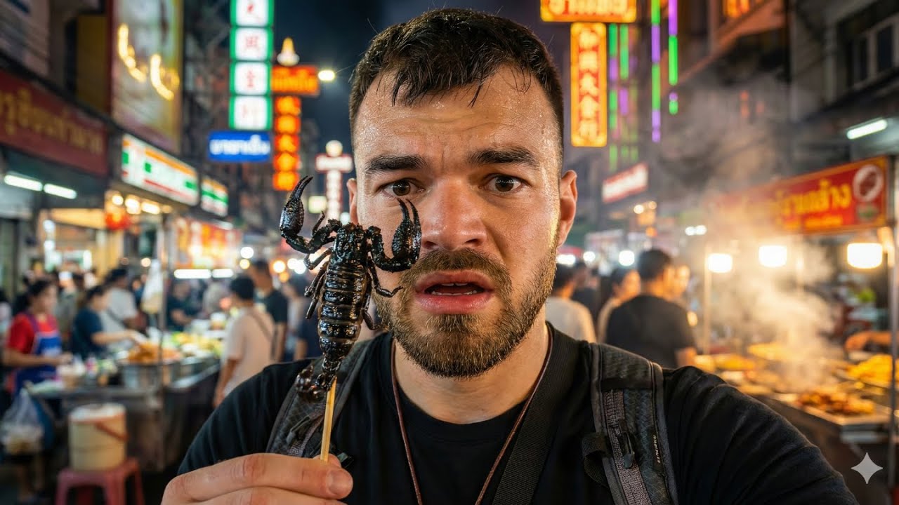 Snědl jsem škorpiona hned první den v Thajsku! 🇹🇭