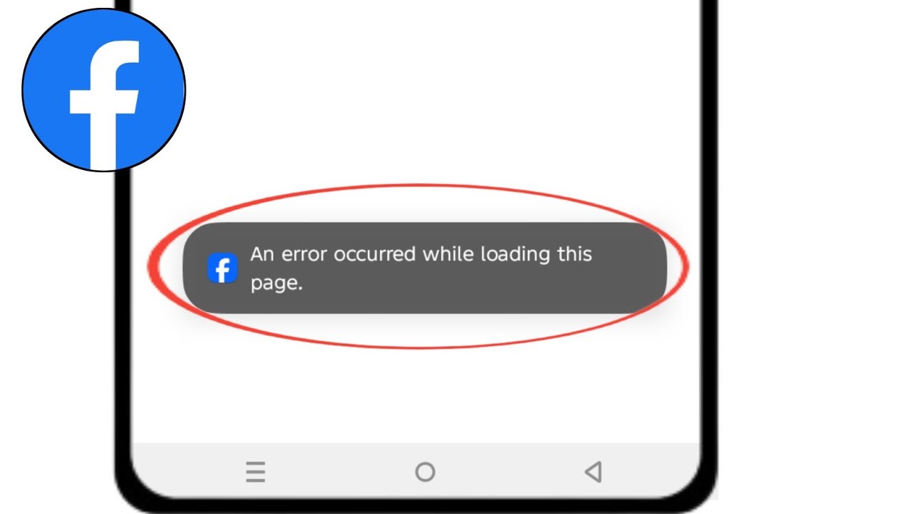Fix An error occurred while loading this page problem in Facebook