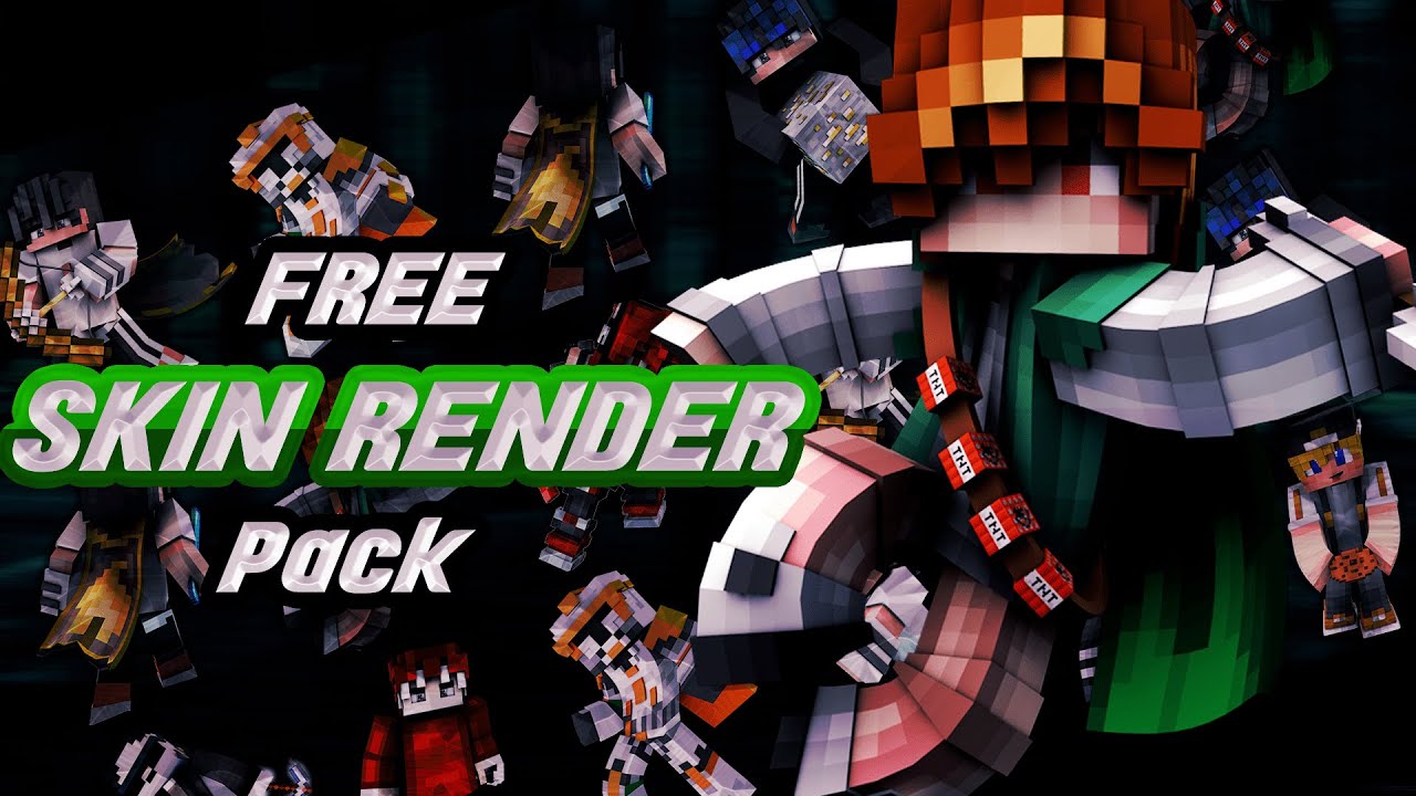 ♡ FREE Skin-Render Pack ! ♡