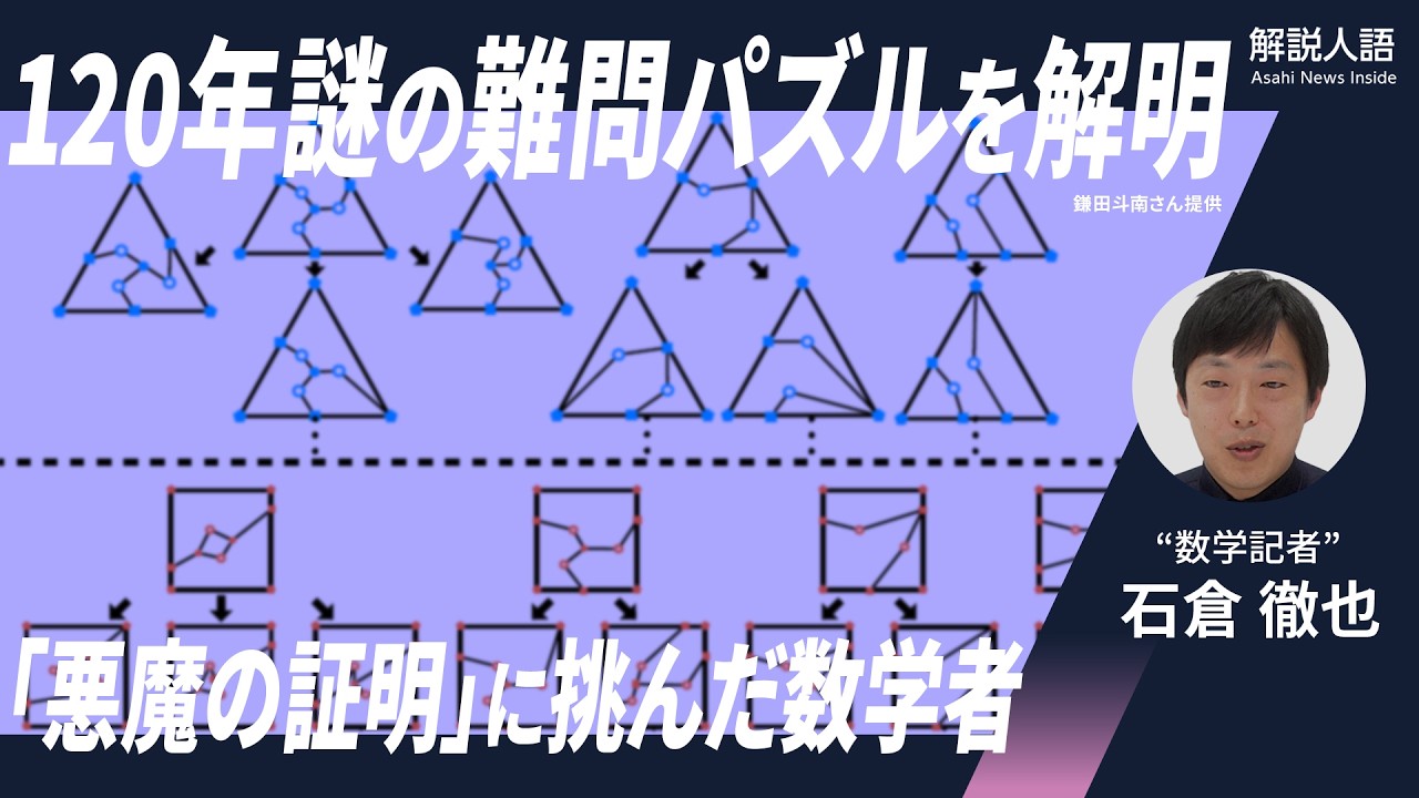 【解説人語】「悪魔の証明」に挑んだ数学者、120年解けなかったパズルを解明　日本でも昔からあるパズル遊び