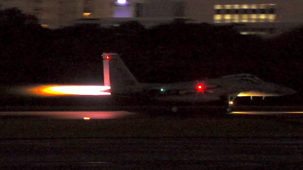 F-15C Eagles Early-Morning Launches from San Juan Airport!