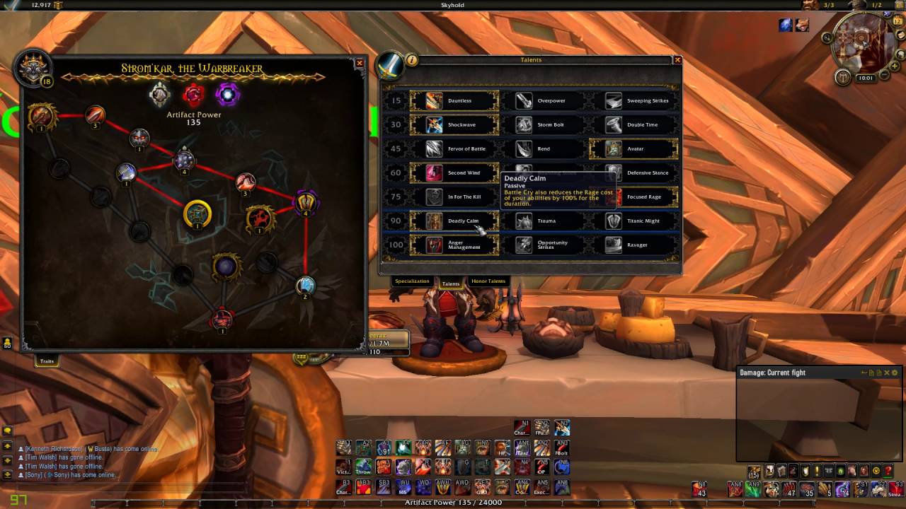Bajheera - Legion Arms Warrior Talent Guide: PvE, PvP, & Artifact - WoW Legion 7.0.3