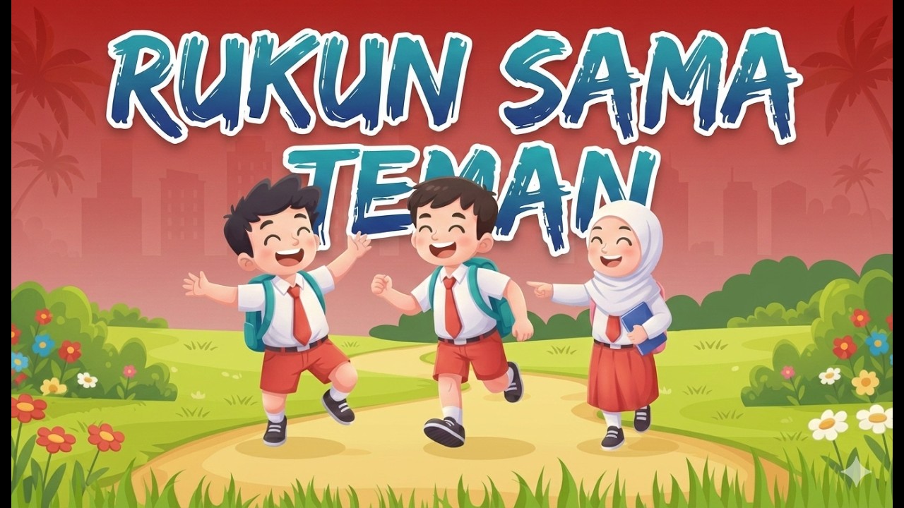 LAGU RUKUN SAMA TEMAN VERSI SEKOLAH DASAR (SD) -   COVER DAN VIDEO AI