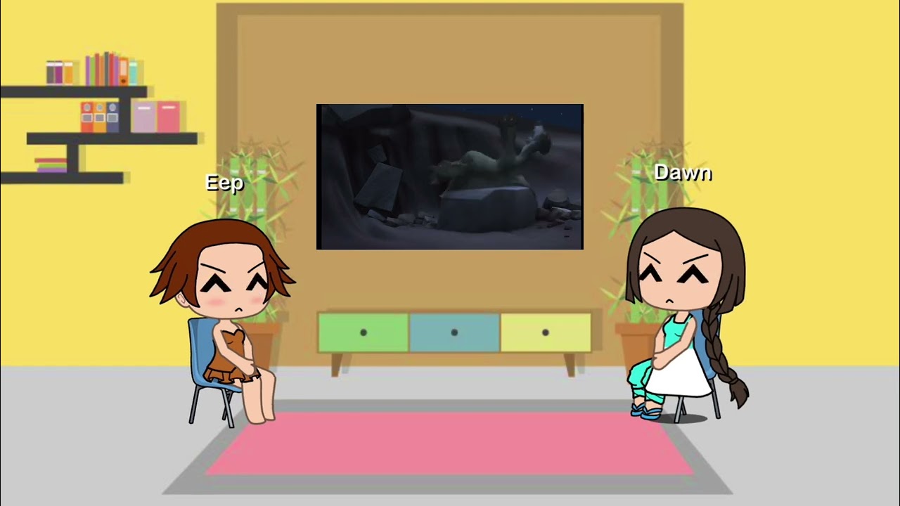 Eep and Dawn react to ice age short part 1
